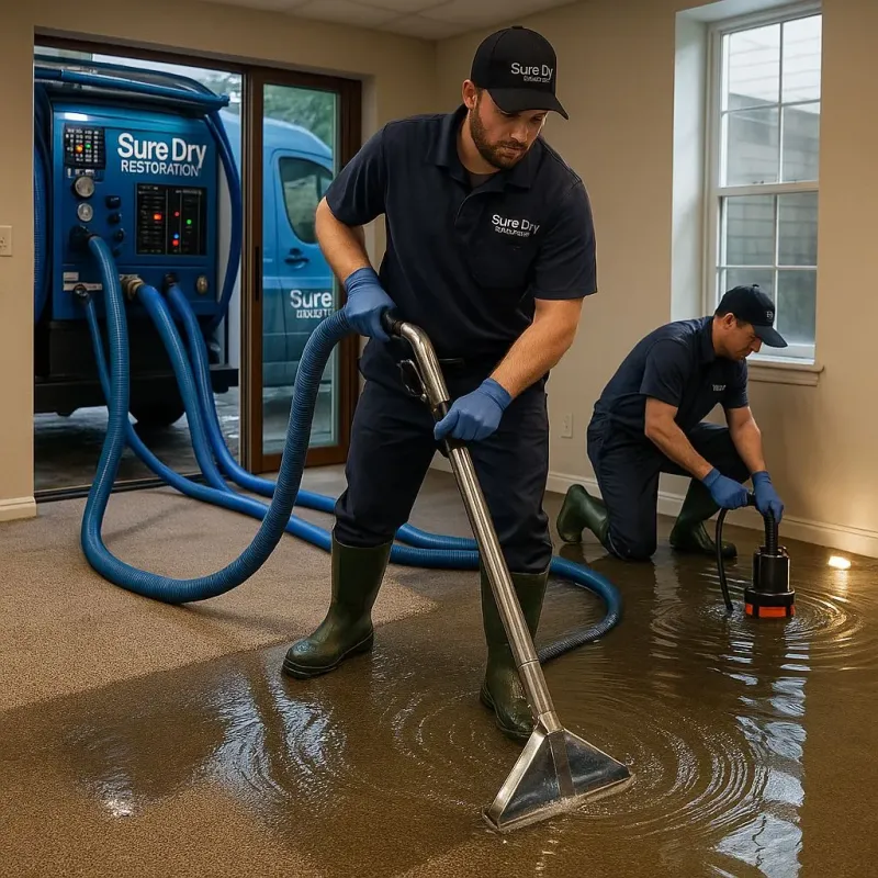 Water Extraction and Removal process in East Shoreham, NY